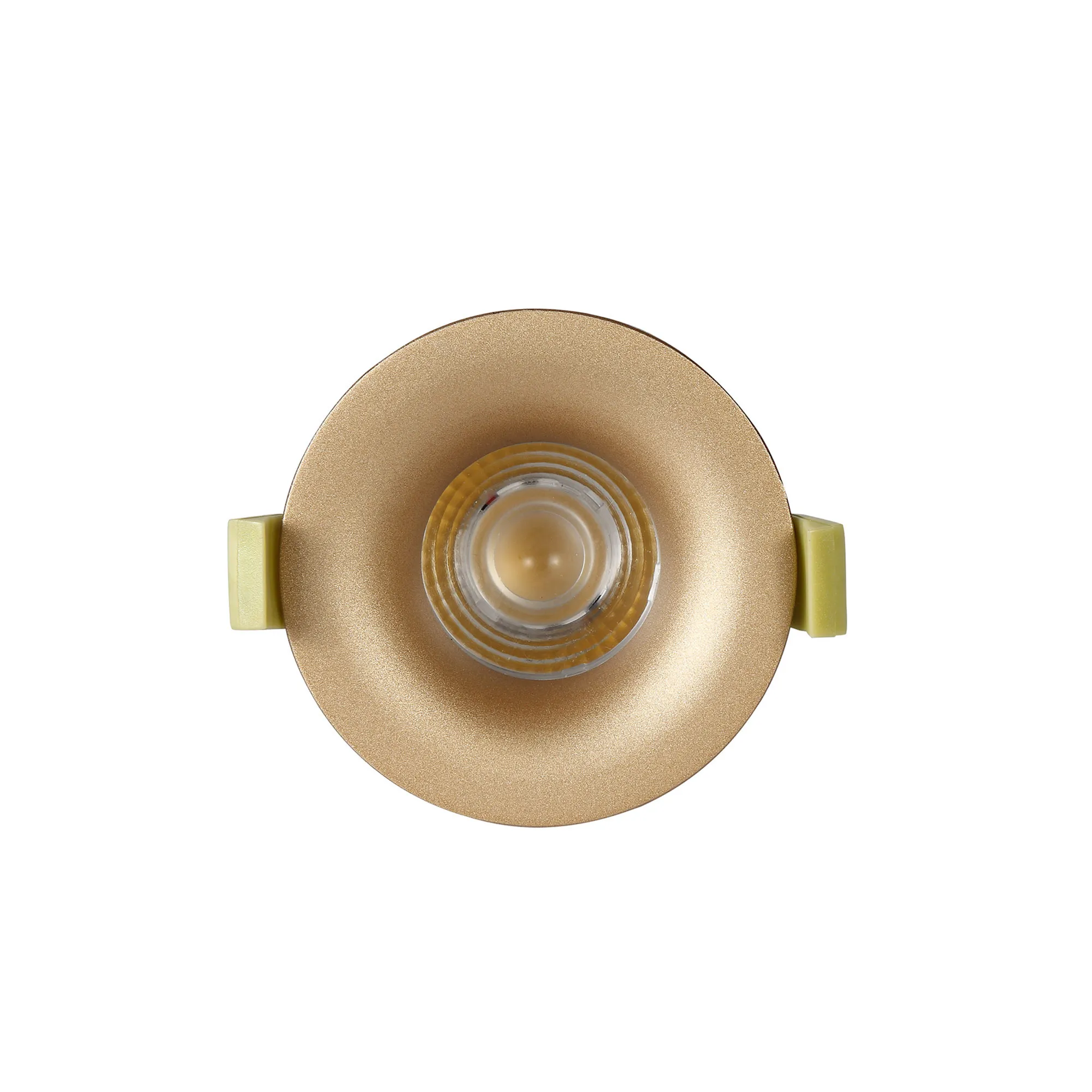 Bruve 10 Tridonic Powered 10W 2700K 710lm 36° CRI>90 LED Engine Champagne Gold Fixed Round Recessed Downlight, Inner Glass cover, IP65 DM200801  Dlux Bruve 10 IP65